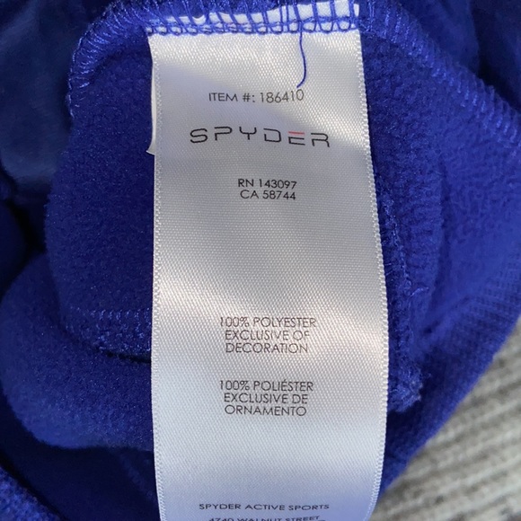 Spyder core full zip jacket S 7/8 kids - Picture 8 of 9